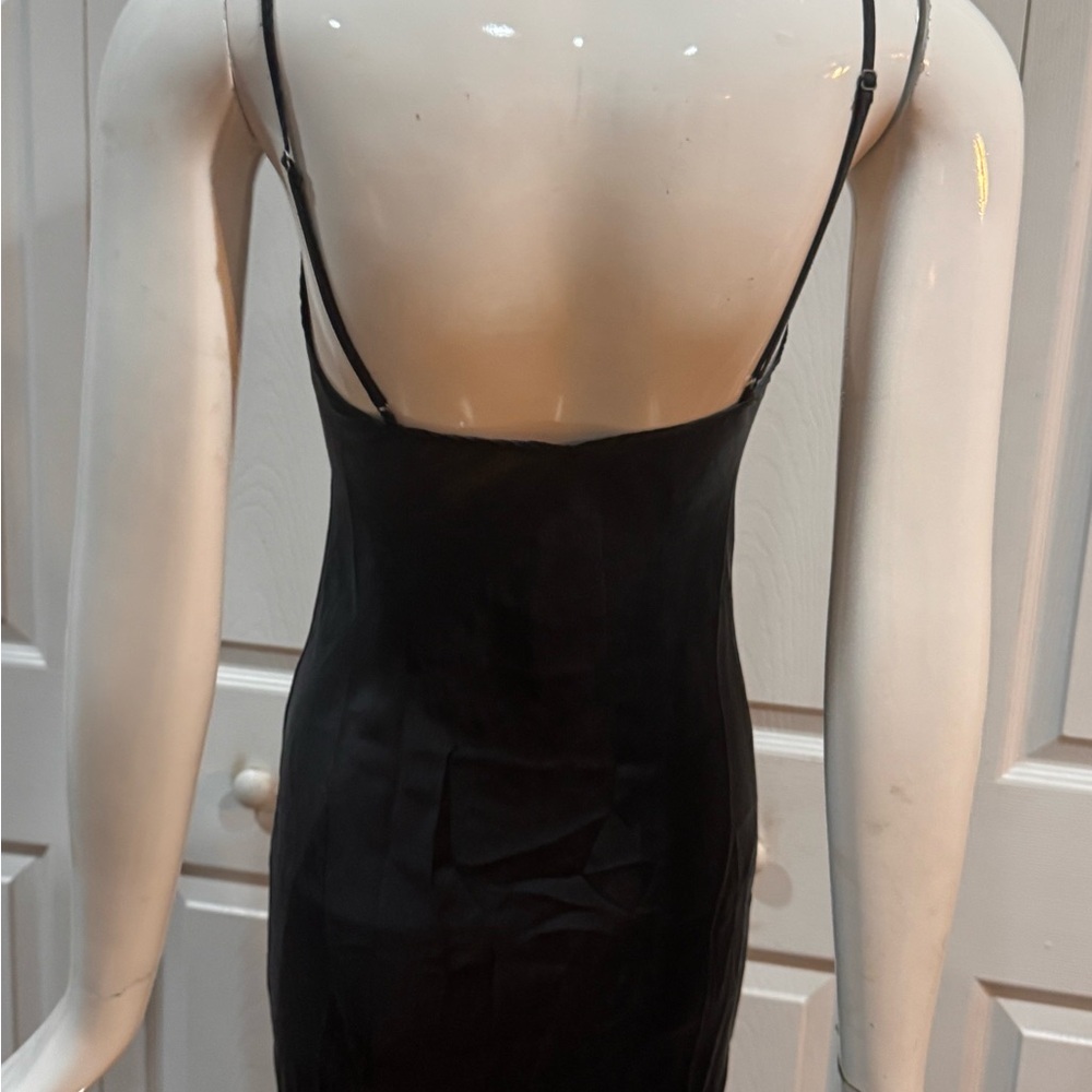 Elton John for Realisation Par The Sacrifice 100% Silk Slip Dress metallic snake - Picture 13 of 17
